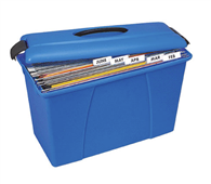 Crystalife Suspension File Case with Handle Blue