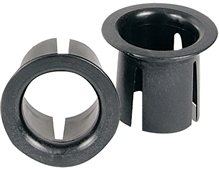 Black End Cap Protectors for Shrinkwrap Rolls pair