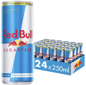 Red Bull Sugar Free Energy Drink 250ml Sold as Each 24 in a Pack