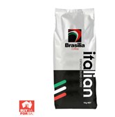 Brasilia Black  White Italian 1KG Blend Coffee Beans