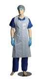 Bastion Polyethylene Apron Individually Wrapped White Ctn200