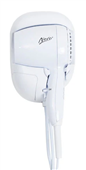 Nero Hairdryer Snug Wall Mounted White