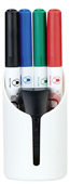 Quartet Accesory Cup Incl Markers  Eraser Magnetic