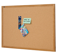 Quartet Corkboard Oak Frame 1200X1800Mm