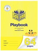 Spirax Playbook 335X240Mm 64Pg 10Mm RuledPlain