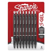 Sharpie Retro Pen 07 Black Pk8
