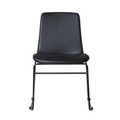 Tempo Visitor Chair  Black PU