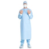 Medline Ultimate Poly Reinforced Impervious Surgical Gown XL Box 24