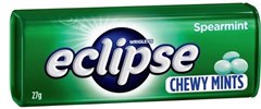Wrigleys Eclipse Spearmint Chewy Mints 27g Sold as Each 20 in a Pack