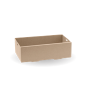 BioPak BioBoard Extra Small Catering Tray Base Sleeve 10 Sold as Sleeve 10 10 in a Carton