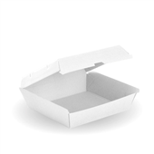 BioPak BioBoard Dinner White Box Sleeve 50 Sold as Sleeve 50 3 in a Carton