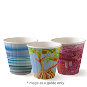 BioPak BioCup 295ml  8oz 90mm Art Series Double Wall Sleeve 50 Sold as Sleeve 50 20 in a Carton