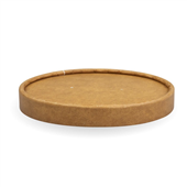 BioPak BioBowl 430950ml  1232oz Kraft Paper Lid Sleeve 25 Sold as Sleeve 25 20 in a Carton