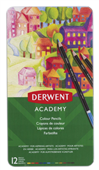 Derwent Academy Coloured Pencils Tin12